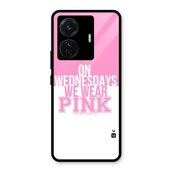 Wear Pink Glass Back Case for Vivo T1 Pro