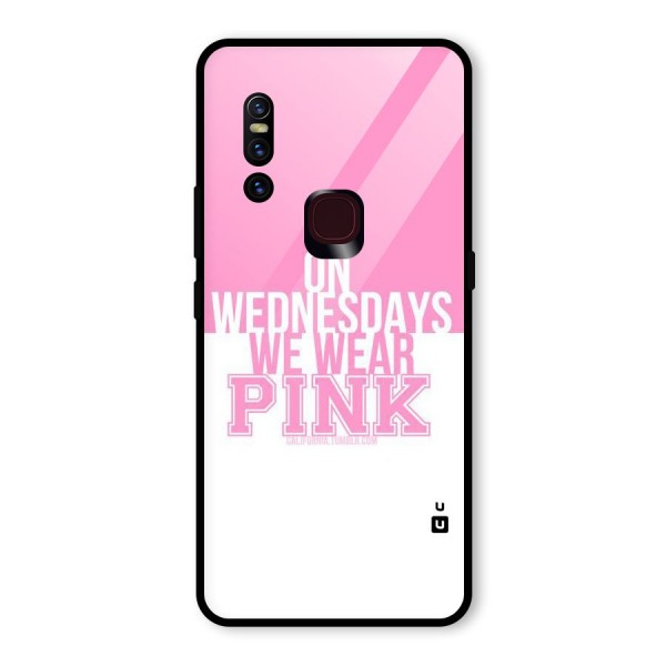 Wear Pink Glass Back Case for Vivo V15