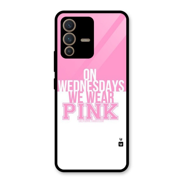 Wear Pink Glass Back Case for Vivo V23 5G