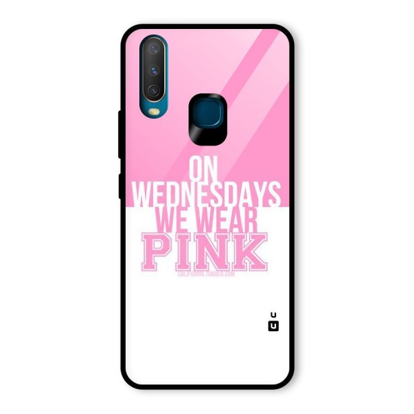 Wear Pink Glass Back Case for Vivo Y12