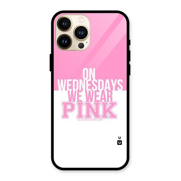 Wear Pink Glass Back Case for iPhone 13 Pro Max