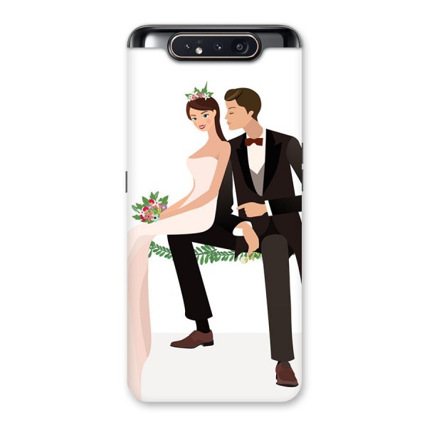 Wedding Couple Back Case for Galaxy A80