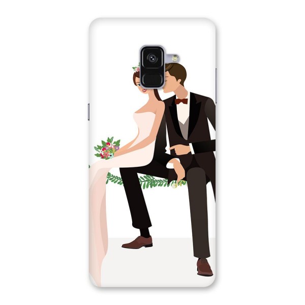 Wedding Couple Back Case for Galaxy A8 Plus