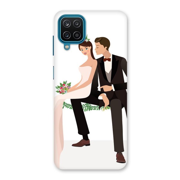 Wedding Couple Back Case for Galaxy F12