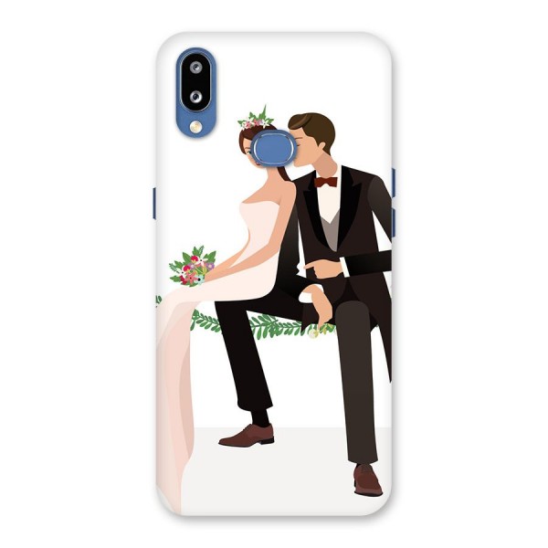 Wedding Couple Back Case for Galaxy M01s