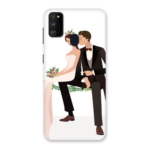 Wedding Couple Back Case for Galaxy M21