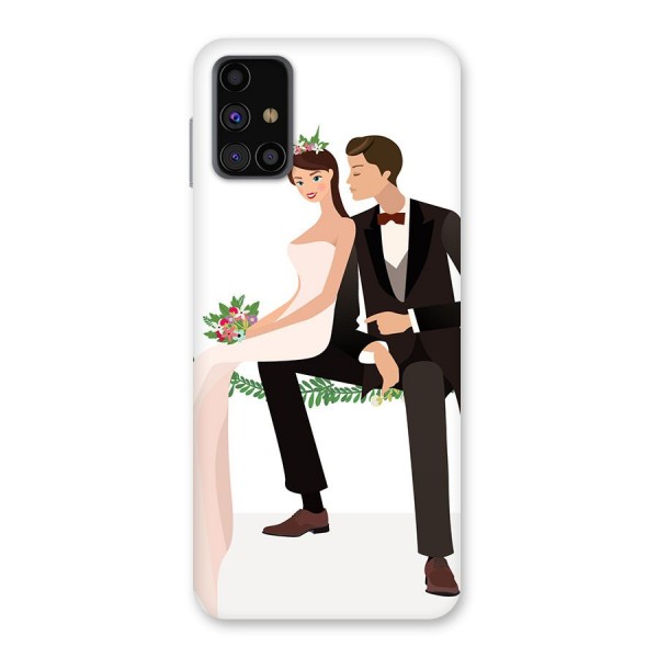 Wedding Couple Back Case for Galaxy M31s