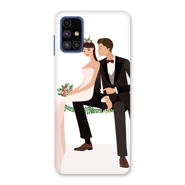 Wedding Couple Back Case for Galaxy M51