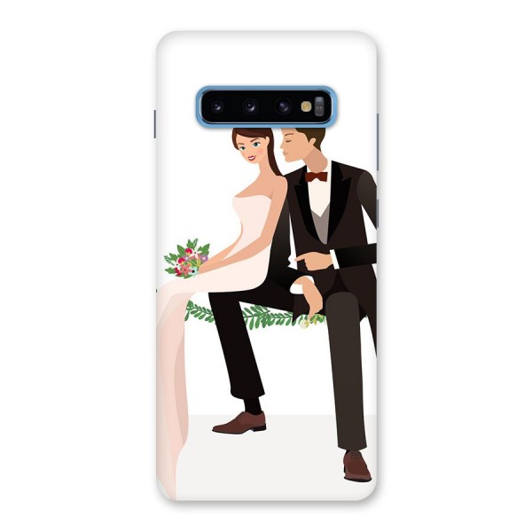 Wedding Couple Back Case for Galaxy S10 Plus