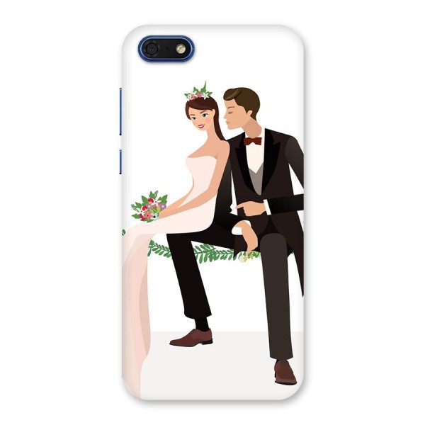 Wedding Couple Back Case for Honor 7s