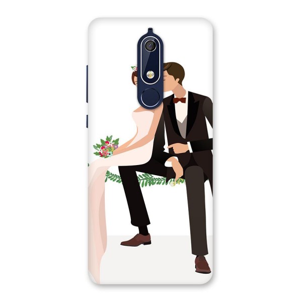 Wedding Couple Back Case for Nokia 5.1