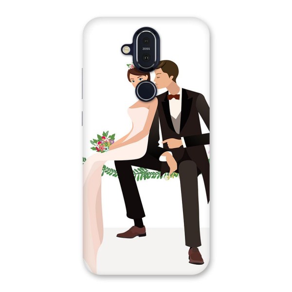 Wedding Couple Back Case for Nokia 8.1