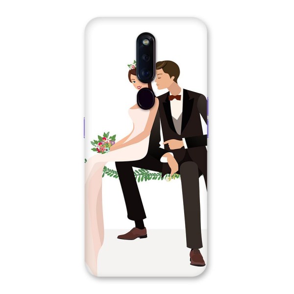 Wedding Couple Back Case for Oppo F11 Pro