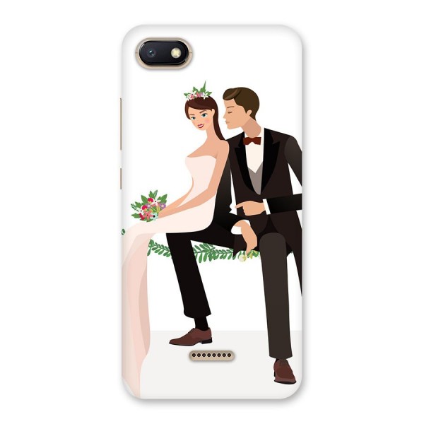 Wedding Couple Back Case for Redmi 6A