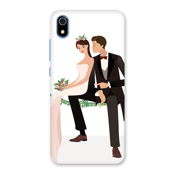 Wedding Couple Back Case for Redmi 7A