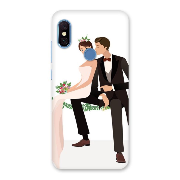 Wedding Couple Back Case for Redmi Note 6 Pro