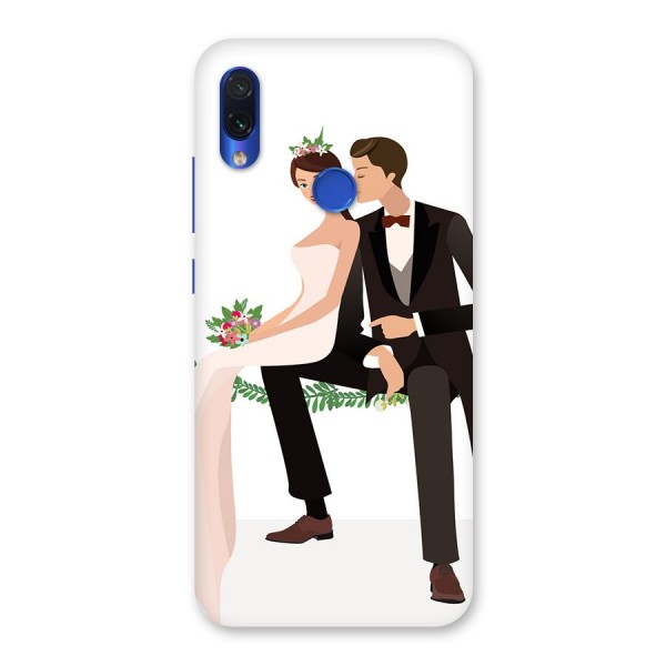 Wedding Couple Back Case for Redmi Note 7