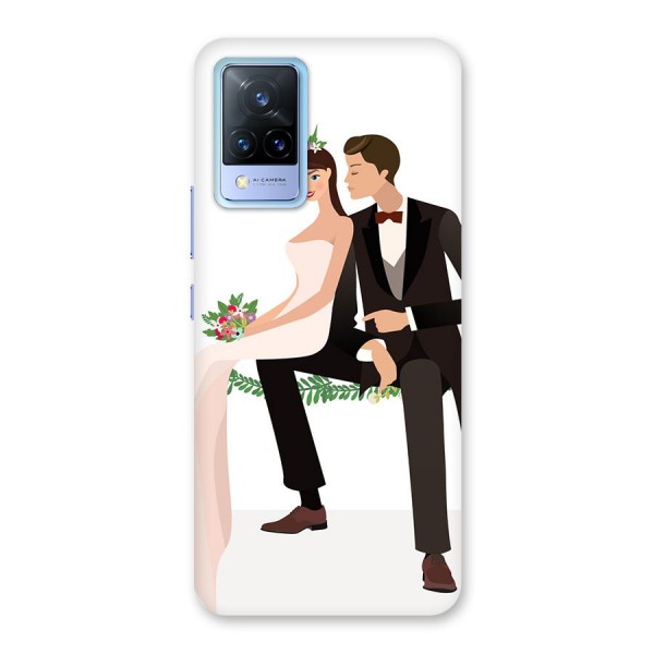 Wedding Couple Back Case for Vivo V21 5G