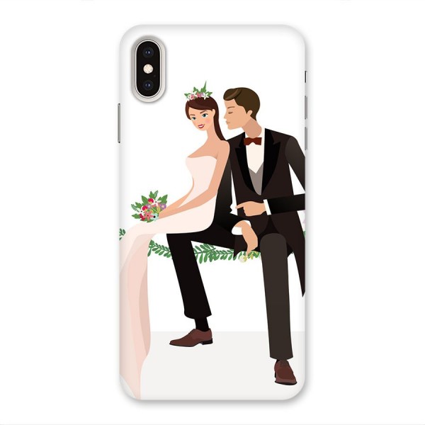 Wedding Couple Back Case for iPhone XS Max