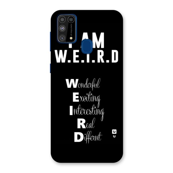 Weird Me Back Case for Galaxy F41