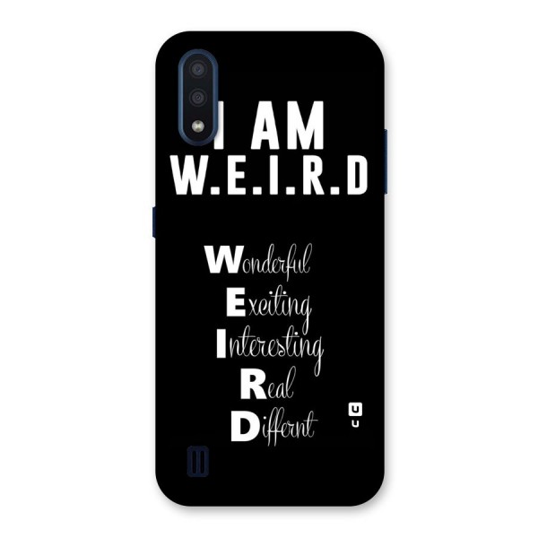 Weird Me Back Case for Galaxy M01