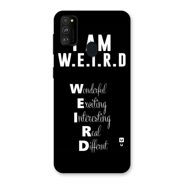 Weird Me Back Case for Galaxy M21