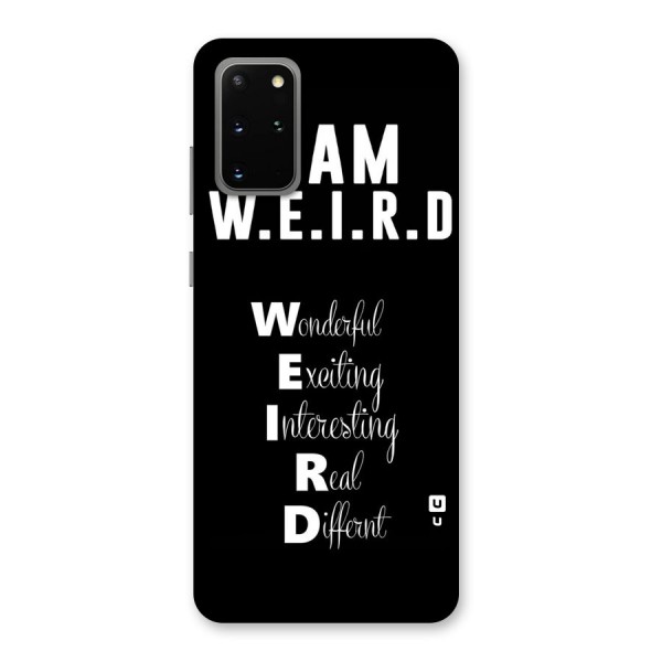 Weird Me Back Case for Galaxy S20 Plus