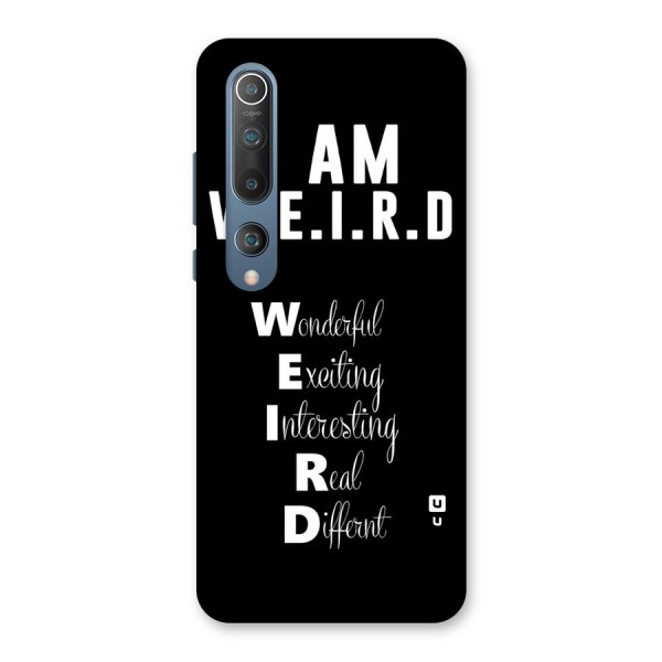 Weird Me Back Case for Mi 10