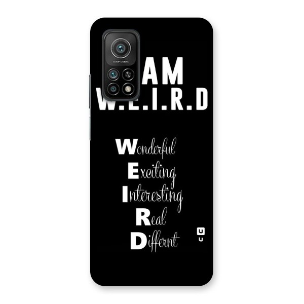 Weird Me Back Case for Mi 10T Pro 5G