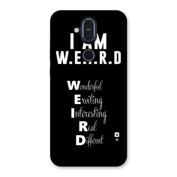 Weird Me Back Case for Nokia 8.1