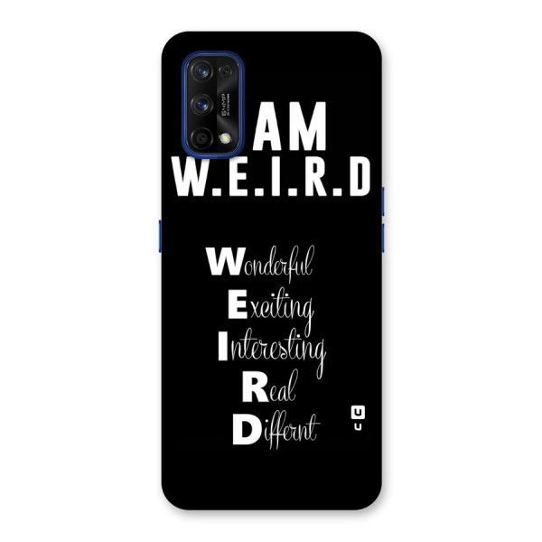 Weird Me Back Case for Realme 7 Pro