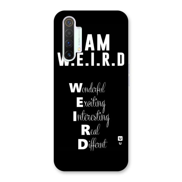 Weird Me Back Case for Realme X3