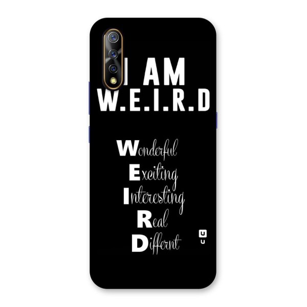 Weird Me Back Case for Vivo S1