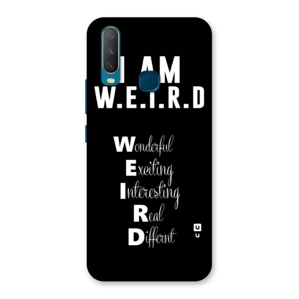 Weird Me Back Case for Vivo U10