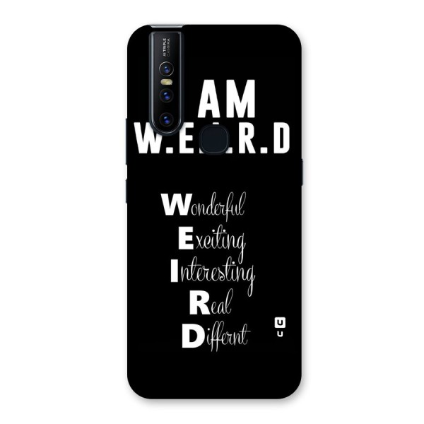 Weird Me Back Case for Vivo V15