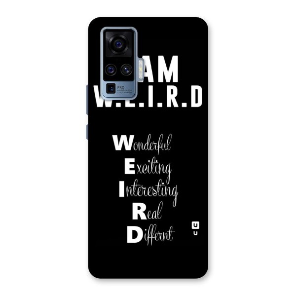 Weird Me Back Case for Vivo X50 Pro