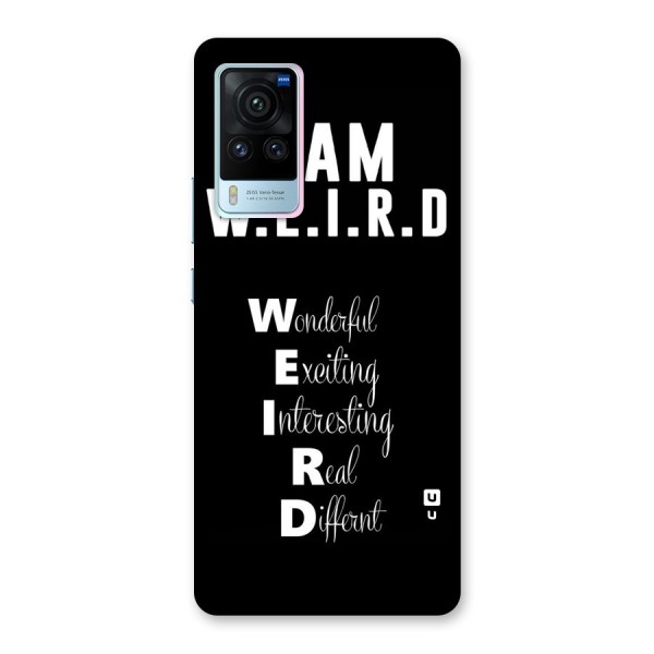 Weird Me Back Case for Vivo X60 Pro