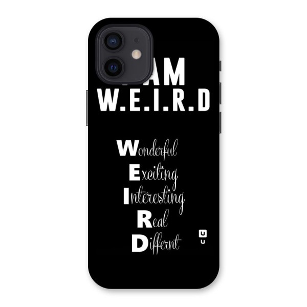 Weird Me Back Case for iPhone 12