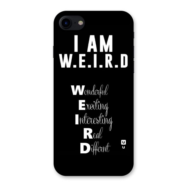 Weird Me Back Case for iPhone SE 2020