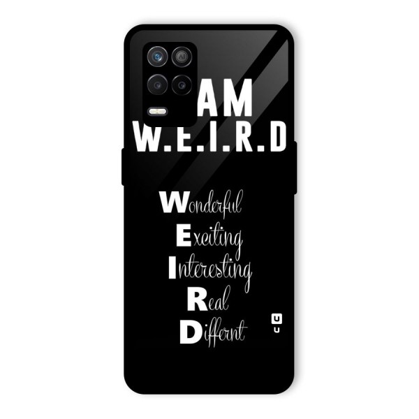 Weird Me Glass Back Case for Realme 9 5G