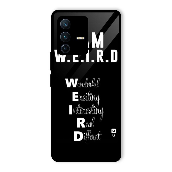 Weird Me Glass Back Case for Vivo V23 Pro