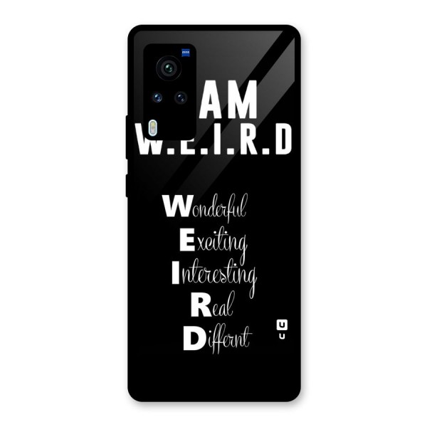 Weird Me Glass Back Case for Vivo X60 Pro