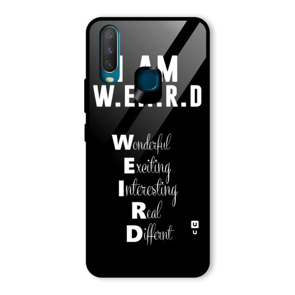 Weird Me Glass Back Case for Vivo Y12