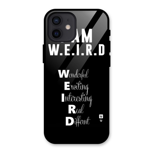 Weird Me Glass Back Case for iPhone 12