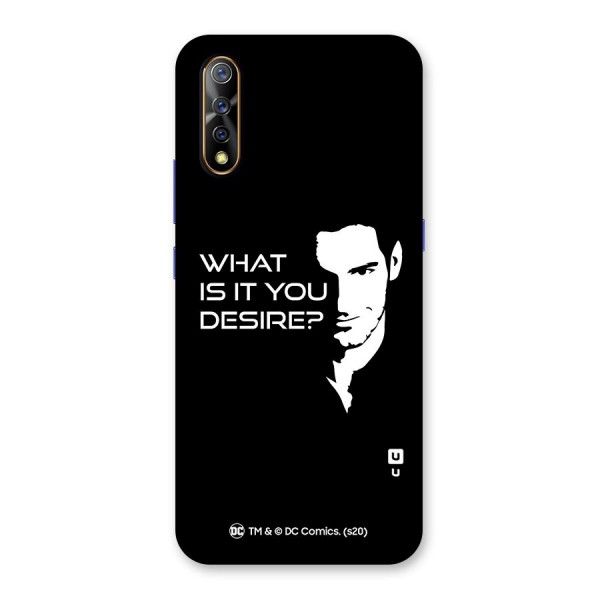 What Do You Desire Back Case for Vivo Z1x