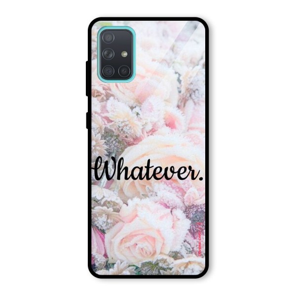 Whatever Glass Back Case for Galaxy A71