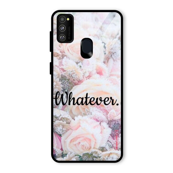 Whatever Glass Back Case for Galaxy M21