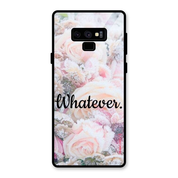 Whatever Glass Back Case for Galaxy Note 9