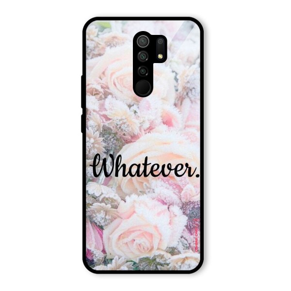 Whatever Glass Back Case for Redmi 9 Prime