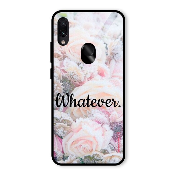 Whatever Glass Back Case for Redmi Note 7